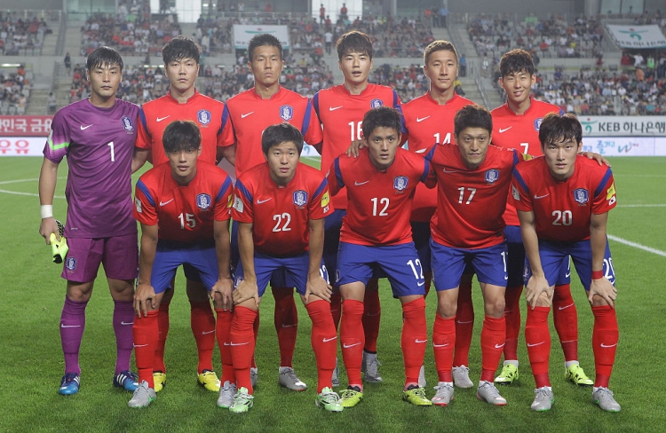 team photo for Korea Republic
