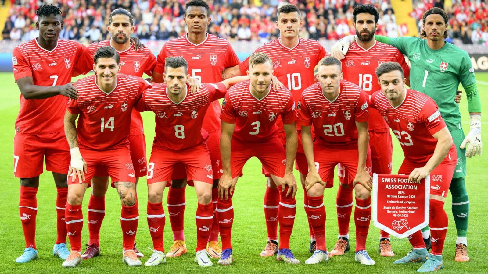 team photo for Switzerland